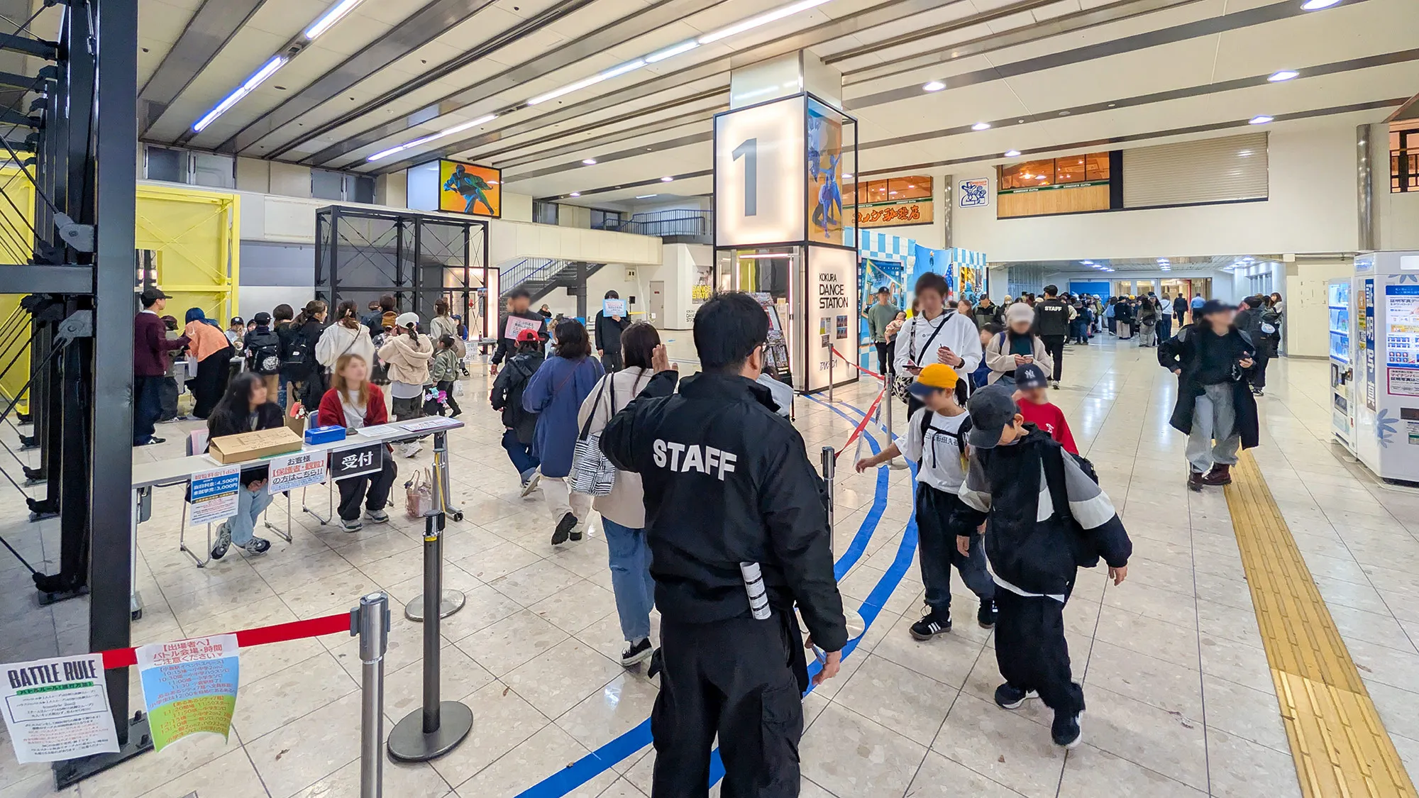 KOKURA DANCE STATIONを利用している様子